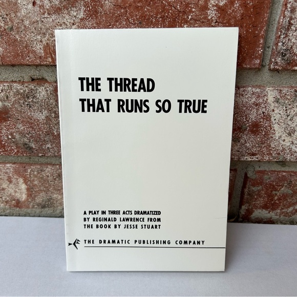 The Thread That Runs So True A Play In 3 Acts Jesse Stuart 0871296772 Vintage - Picture 1 of 6